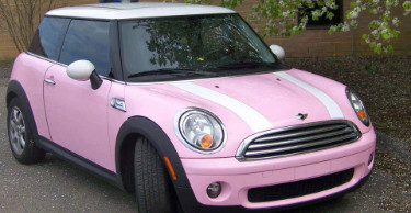 Pink MINI 2 Door feature
